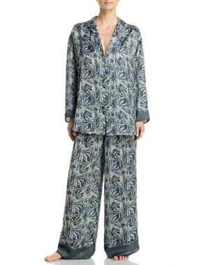 FREE PEOPLE Intimately Dreamy Days Pajama Set XS - Sea Foam Combo NWT